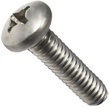 8-32 Machine Screws Phillips Pan Head Stainless Steel All Lengths In Listing
