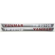New Red Silver Hood Decal Fits Yanmar Tractor Model 2210b