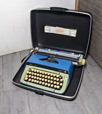 Vintage Smith Corona Galaxie Twelve 12 Xii Typewriter In Case
