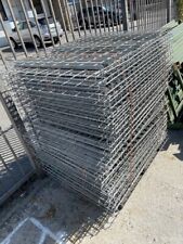 Pallet Rack Mesh Shelving Used 36x45 And 36x52 Two Sizes To Chose Each.
