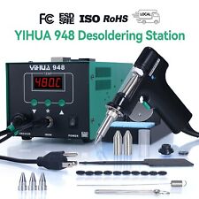 948 90w Digital Desoldering Iron Suction Tin Gun Soldering Station Kit Tools