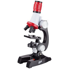 Amscope 100x-1200x Led Kids Beginner Microscope Toy Set Slides Preparation Kit