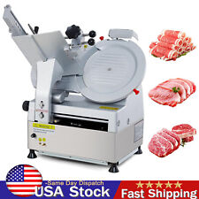 Automatic Meat Slicer 12 Blade Deli Slicer Food Cutter Commercial Home Use 550w