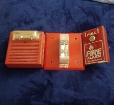 Lot Of 3 Wheelock As Modified Wst-24 And Fire Lite Bg8 Fire Alarms.