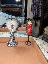 Lot Of 2 Elegant Dress Form Mannequin Jewelry Tree Holders Stand Displays