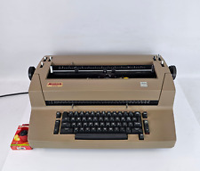 Ibm Correcting Selectric Ii Typewriter Brown Tested Working Read Description