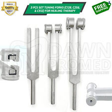 Tuning Fork Set Of 3 Healing Therapy Medical Surgical Diagnostic Inst German Gr