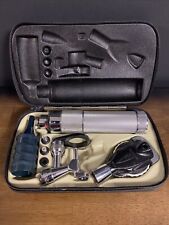 Vintage Welch Allyn Diagnostic Set Otoscope Ophthalmoscope In Case