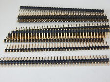 1x36 Pin 2.54mm Right Angle Sip Gold Connector Header -lot Of 10 Usa Seller Fast