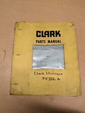 Clark Michigan 55iii A Log Loader Oem Parts Manual