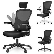 High Back Office Chair Ergonomic Swivel Mesh Computer Desk Task Chair Headrest