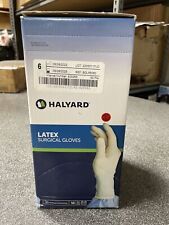 Halyard Latex Surgical Gloves - Size 6 50 Prs Exp 06282025