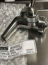 1 Perlick 650ss Draft Beer Faucet Flow Control Stainless Steel Keg Tavern Pub