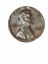 1981 Lincoln Memorial Penny Coin Press Error - Rare No Mint Mark By
