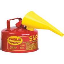Eagle 1 Gal. Type I Galvanized Steel Gasoline Safety Fuel Can Red Ui-10-fs