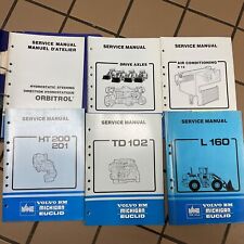 Volvo Michigan Euclid Bm L160 Wheel Loader Service Shop Repair Manual Guide Book
