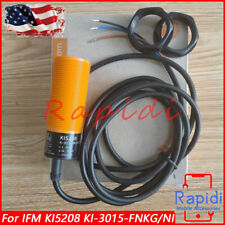 For Ifm Ki5208 Ki-3015-fnkgni 10-36vdc 250ma 15mm Npn Capacitive Sensor Switch