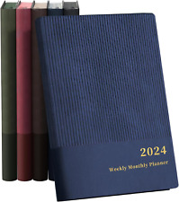 2024 Planner Weekly Monthly Planner 2024 8.35.9- New Edition Blue