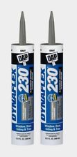2 Dap Dynaflex 230 Gray Silicone Door Trim Window Siding Sealant 10.1oz
