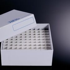 Premium Cardboard Freezer Boxes-3in 10081 Well Plastic Coating 5pk 100cs