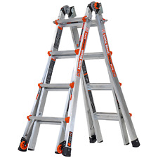 Little Giant Megalite 17 Ladder With Tip And Glide Wheels Free Shipping