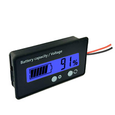 Dc 12v Battery Meter Battery Capacity Voltage Monitor Gauge Indicator For 24v 3