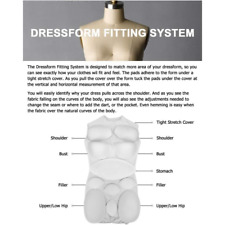 Female Dress Form Padding System For Professional Dress Forms 12 Piece Kit