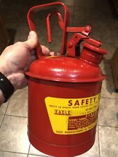 Vintage Eagle Safety Gas Can U1-10s Type1 1 U.s. Gallon 24 Gauge Wellsburg W. Va