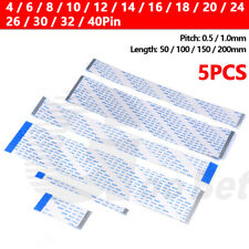 5pcs 4 6 8 10-40pin Fpc Ffc Flexible Flat Cable Ribbon Pitch 0.51.0mm Awm 20624