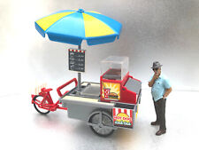 Premium Hot Dog Cart W Vendor And Now W Ice 124 Scale G Scale Diorama Item