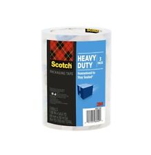 Scotch Heavy Duty Packaging Tape 1.88 X 54.6 Yd Designed For Packing 3 Rolls