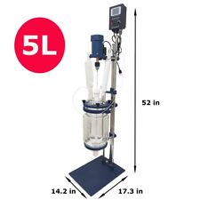 5l Pilot Plant Jacketed Chemical Reactor Glass Reactor Lab Glassware Devices