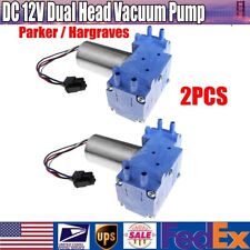 2pcs Dc 12v Brushless Motor Vacuum Pump Small Diaphragm Pump Dual Head Air Pump