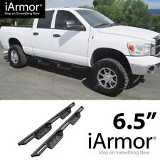 Iarmor 6.5 Pocket Steps Steel Armor For 02-08 Dodge Ram 1500 2500 3500 Quad Cab