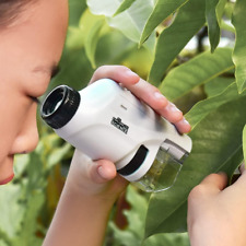 Portable 60x-120x Led Light Pocket Microscope Toy For Children - Engaging Handhe