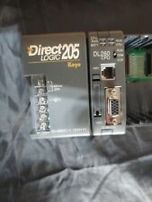 Automation Direct Koyo Direct Logic 205 9 Slot Chassis. D2-260 Module Included