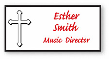 Church Name Badge 4 Personalized Custom For Your Organization Magnetic Fastener