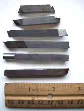 Lot 6 Cobalt Machinists Lathe Cutting Tool Bits 14 X 14
