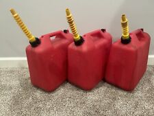 1 Wedco 5 Gallon Red Plastic Vented Gas Can Pre Ban W Cap Screen Model W520
