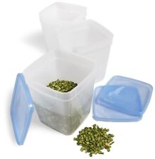 Stor-keeper Freezer Storage Containers 1 Qt 3 Ct