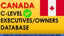 Email List Canada Canada C Level Executive Canada Business Owner Ceo Founder
