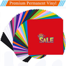 14-100pcs Adhesive Vinyl Sheets Bundles 12x12 Permanent Sign Making For Cricut