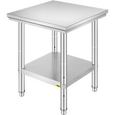 24 X 24 Stainless Steel Kitchen Work Table Commercial Kitchen Restaurant Table