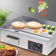 22 Commercial Electric Griddle Flat Top Grill Hot Plate Bbq Countertop 3000w