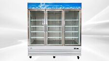 New 80 Commercial Merchandiser Refrigerator 3 Glass Door Cooler Nsf Etl