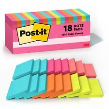 Post It Notes 3 In X 3 In Poptomistic Collection 18 Pads