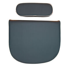 New Blue With White Trim Seat Cushion And Backrest Set Fits Fordson
