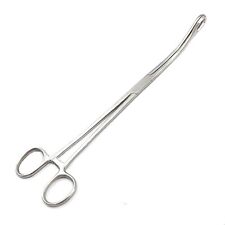 Foerster Sponge Curved Forceps 10 Serrated Jaws Surgical Instruments