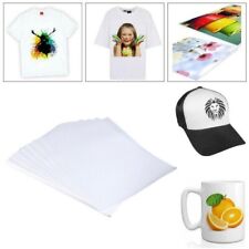 100pcs Heat Transfer Paper For T Shirts Iron On Heat Press Fabrics Inkjet Print