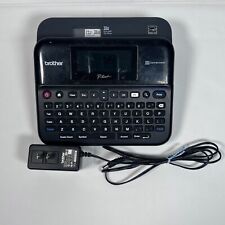Brother Pc-connectable Label Maker With Color Display Pt-d600 Power Cord Tested